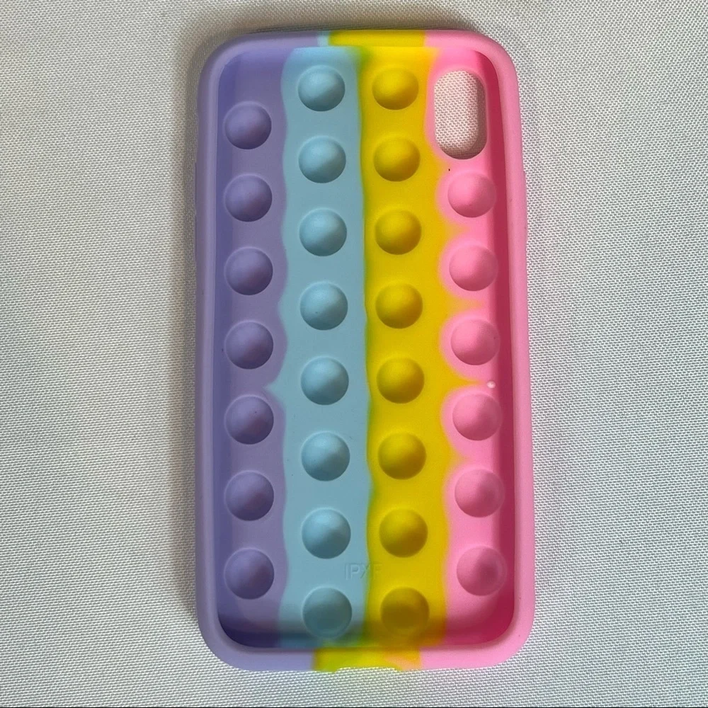 iPhone 11 Pro 12 Pro Pop it Fidget Phone Case Cover Pastel